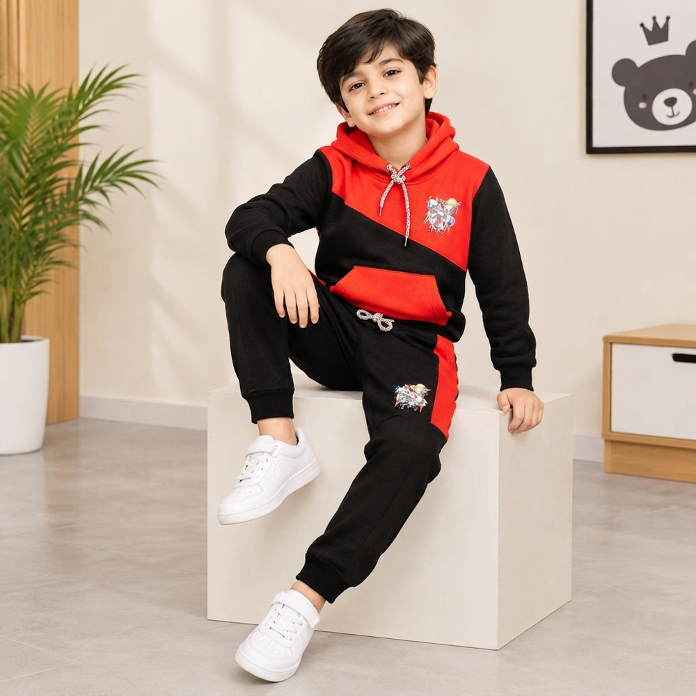 Bunjoo Kids Winter Fleece Tracksuit Set - Age Group: 1 - 6