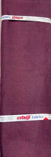 Ustadji Woolen Tweed Fabric