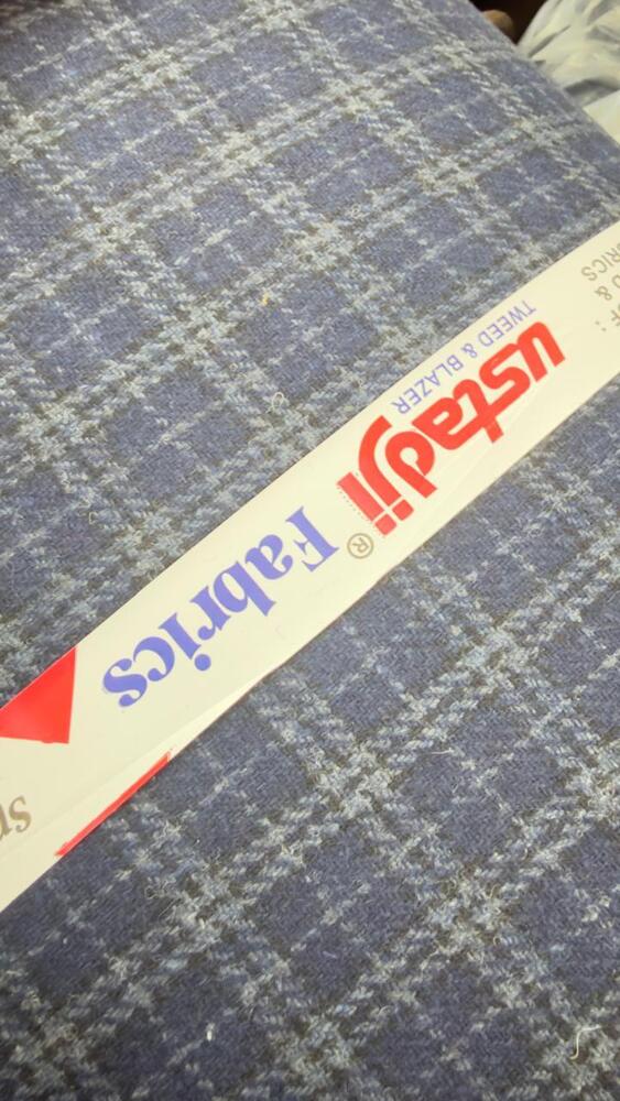 ustadi woollen tweed fabric