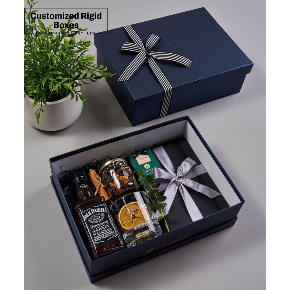 Custom Corporate Gift Box - Color: Black