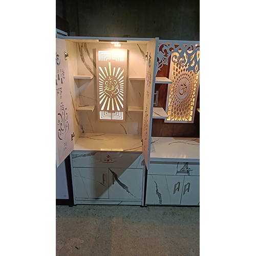 MDF Wooden Pooja Mandir
