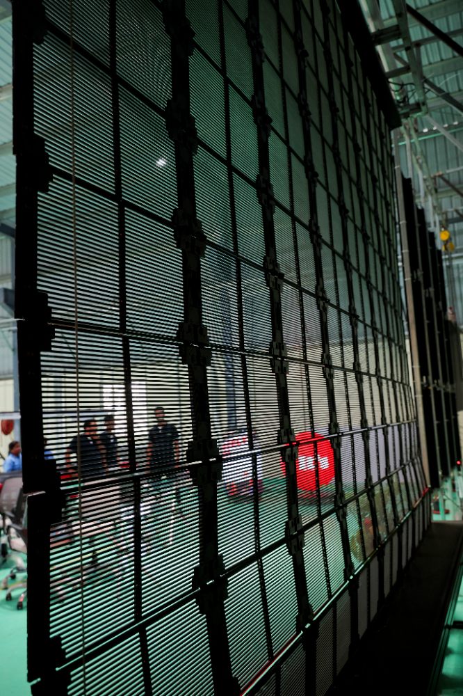 Transparent LED Mesh Display