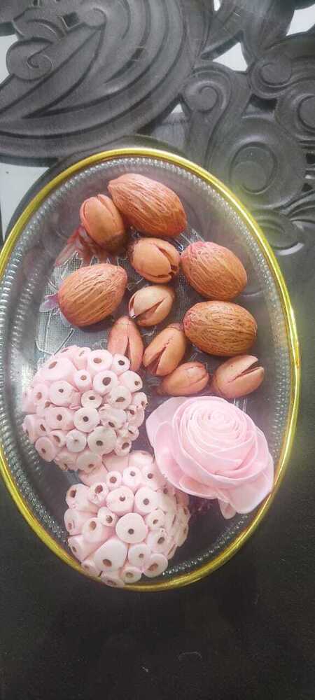 Pink Sola Pod Decorative Arrangement