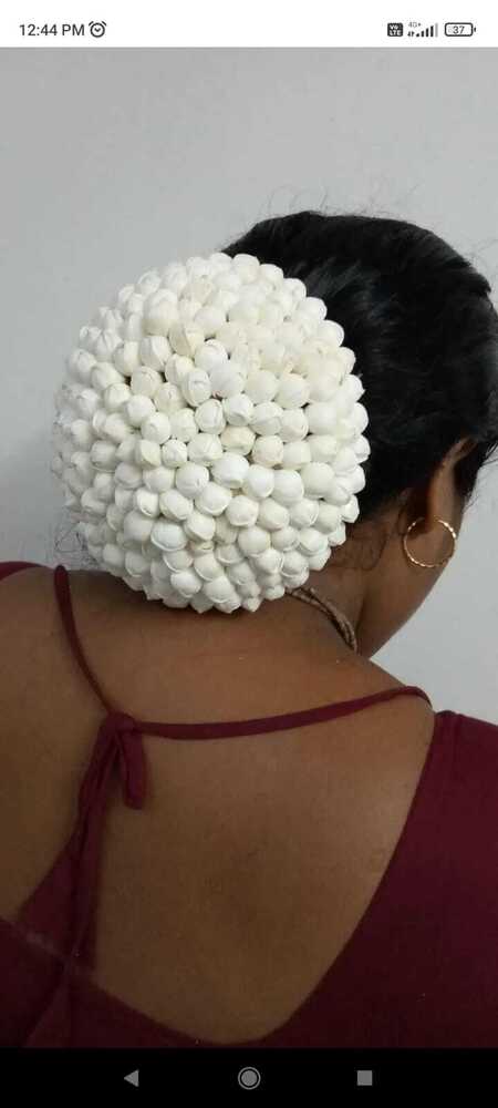 Mogra Gajra Bun Hair Accessory