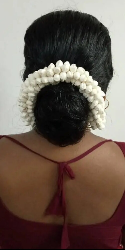 Mogra Gajra Hair Bun Garland