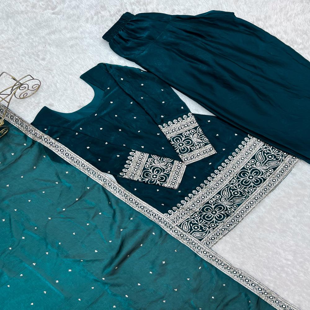 Fendy Silk Farshi Salwar Set