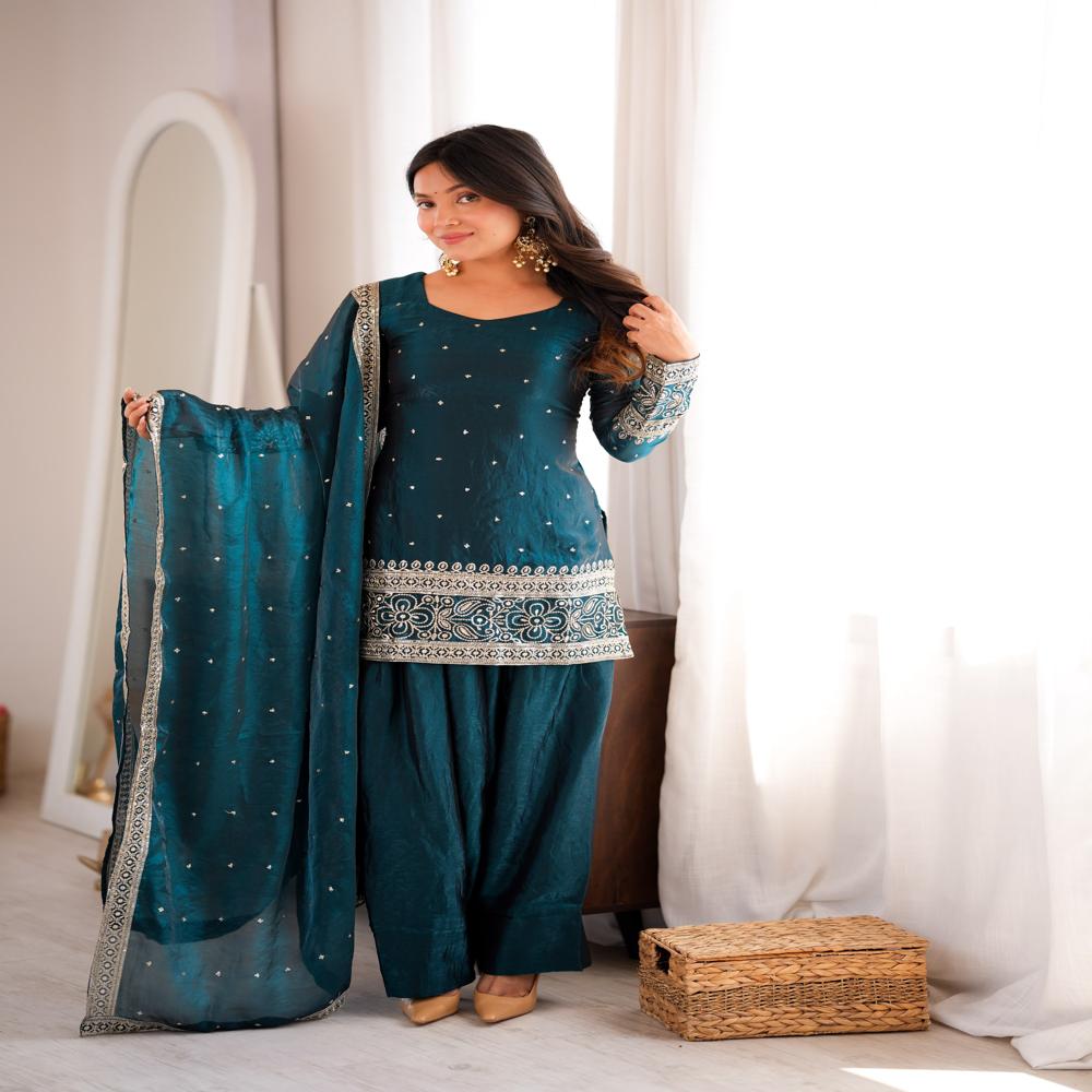 Fendy Silk Farshi Salwar Set