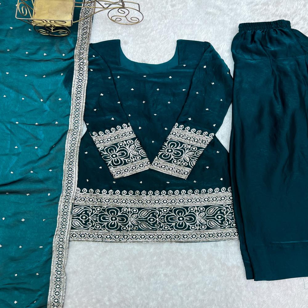 Fendy Silk Farshi Salwar Set