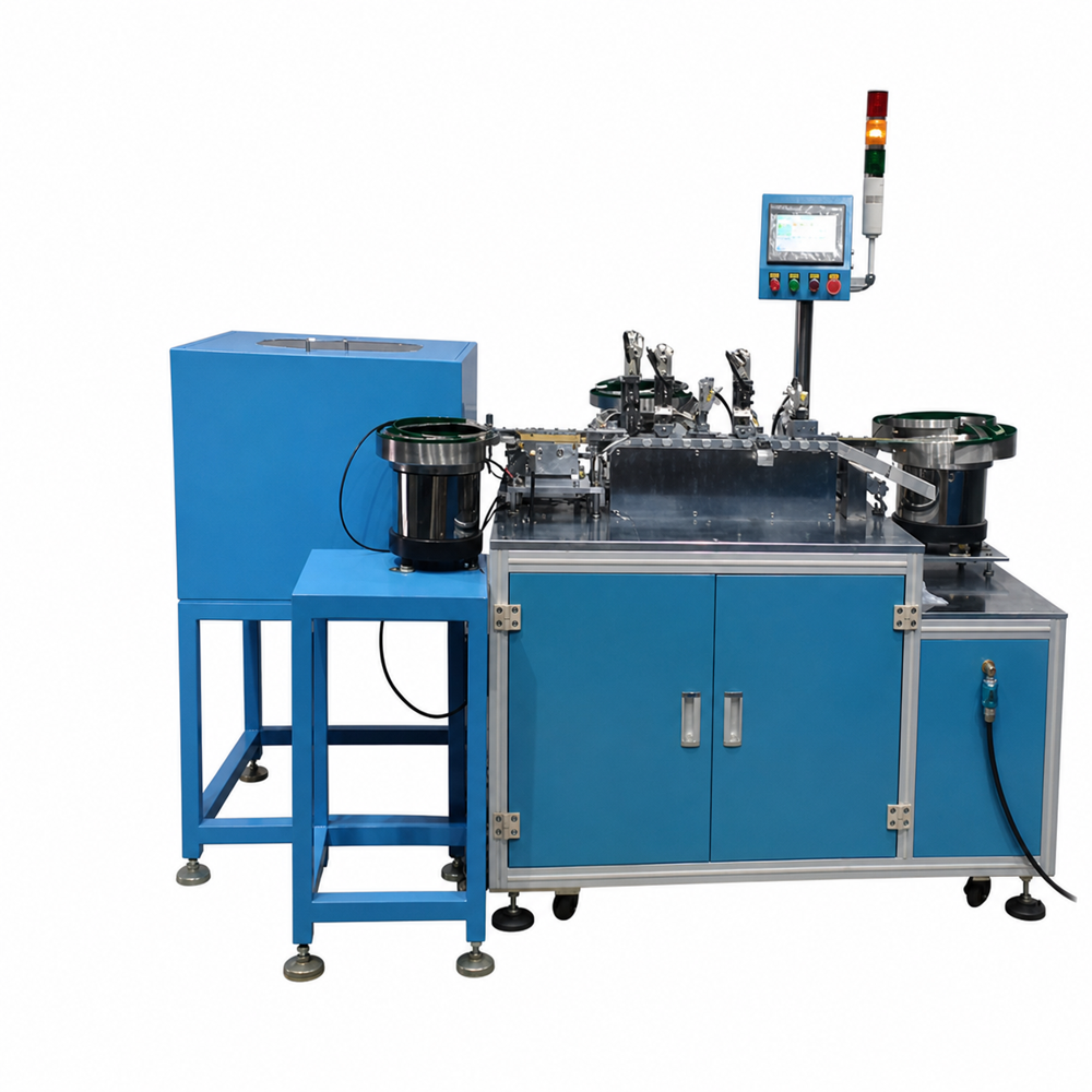 Automatic Assembly And Testing Machine For Ac Charger Plugs And Sockets