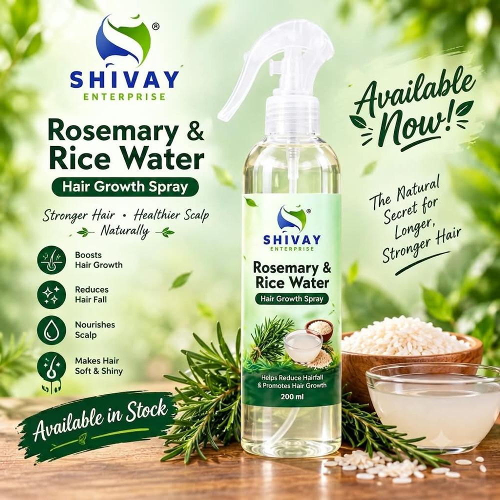 Rosemary & Rice water Hair growth Spray