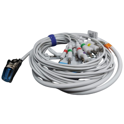 Cardiomin 2K 10 Lead Ekg Cable - Color: White