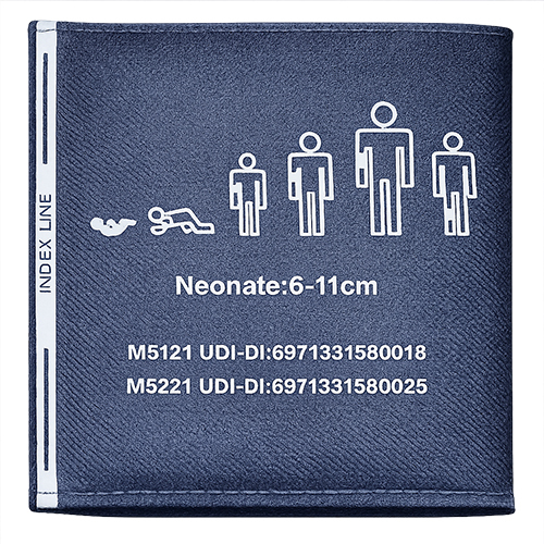 Nibp Cuff Single Tube 6-11 Dark Brown Neonate - Size: 6-11Cm