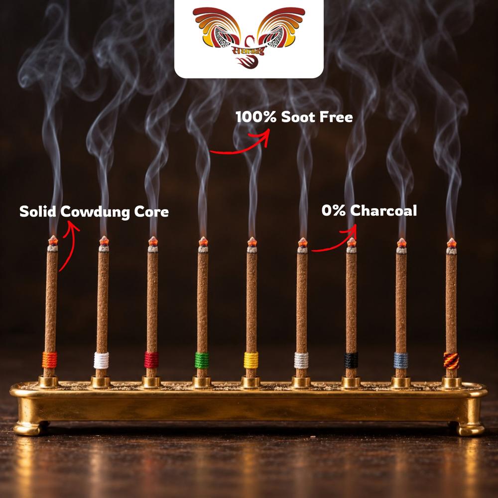 Cowdung Organic Vastu Remedy Dhoop Sticks