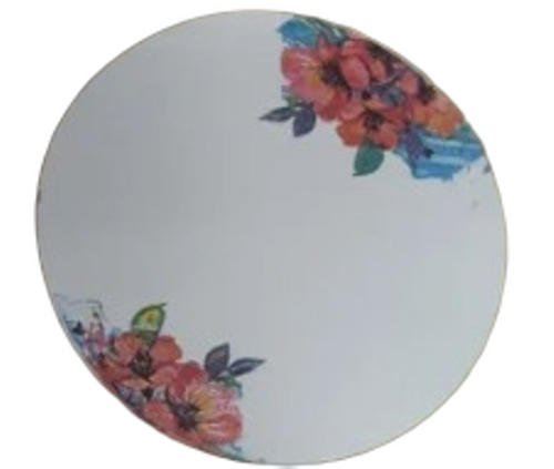 Floral Printed Disposable Dinner Plate