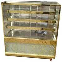 Rectangular Stainless Steel Sweet Display Counter