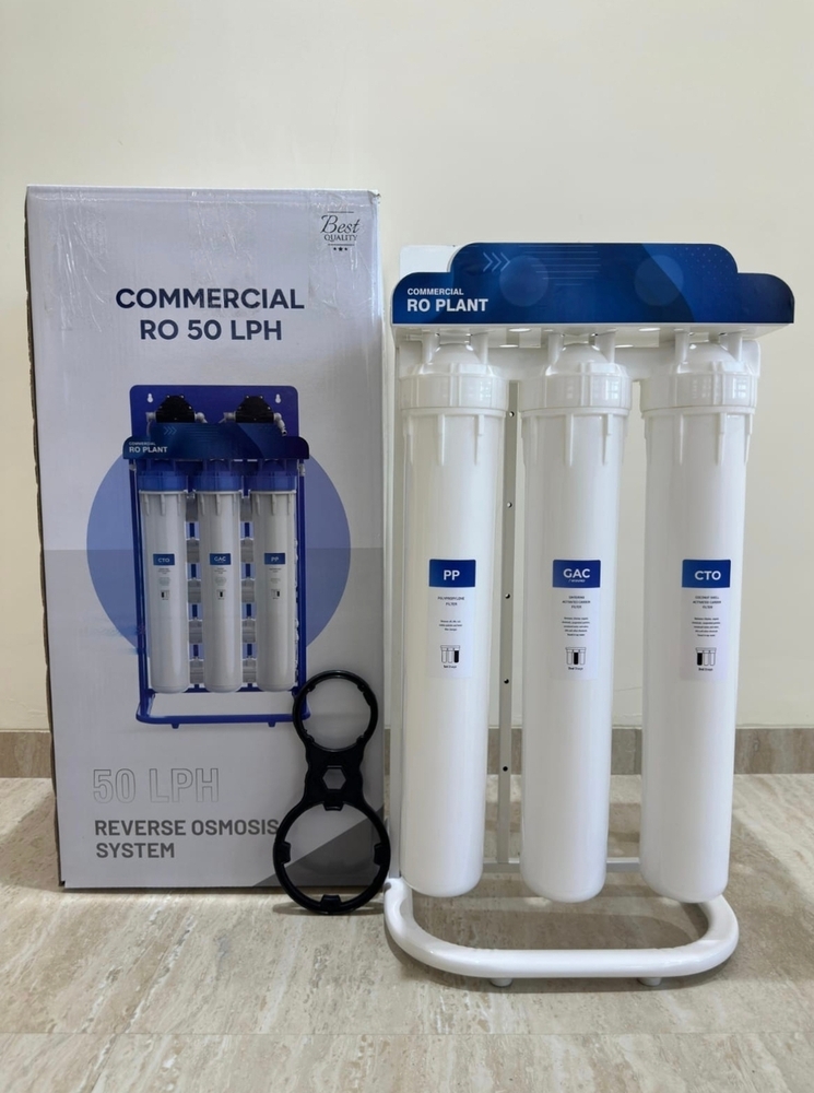 Commercial 50 LPH RO Water Purification Plant
