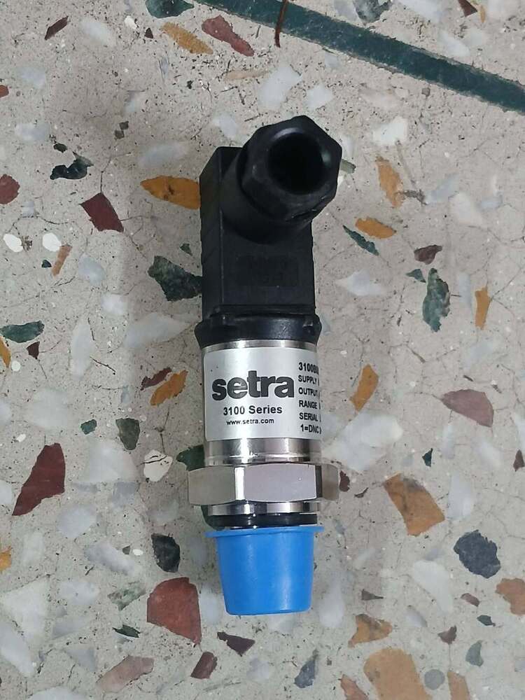 SETRA Pressure Transmitter Part No 3100B0025G05BO2 Range 0 TO 25 Bar
