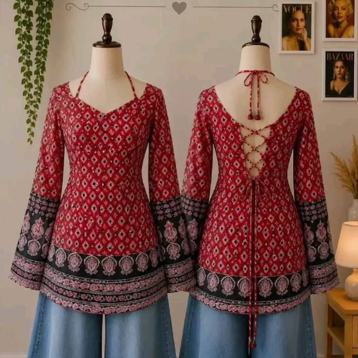 Sort Kurti With Dori