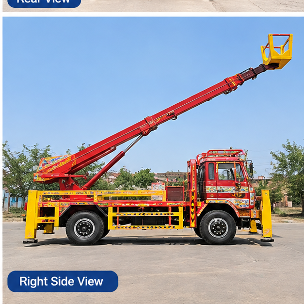 Pole Erection Machine - Finishing: Color Coated