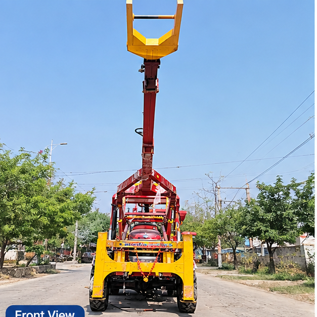 Pole Erection Machine - Finishing: Color Coated