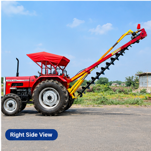 Tractor Post Hole Digger Machine