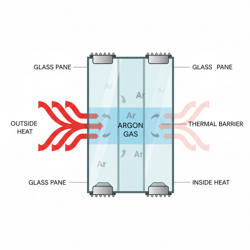 Thermally Insulated Glass