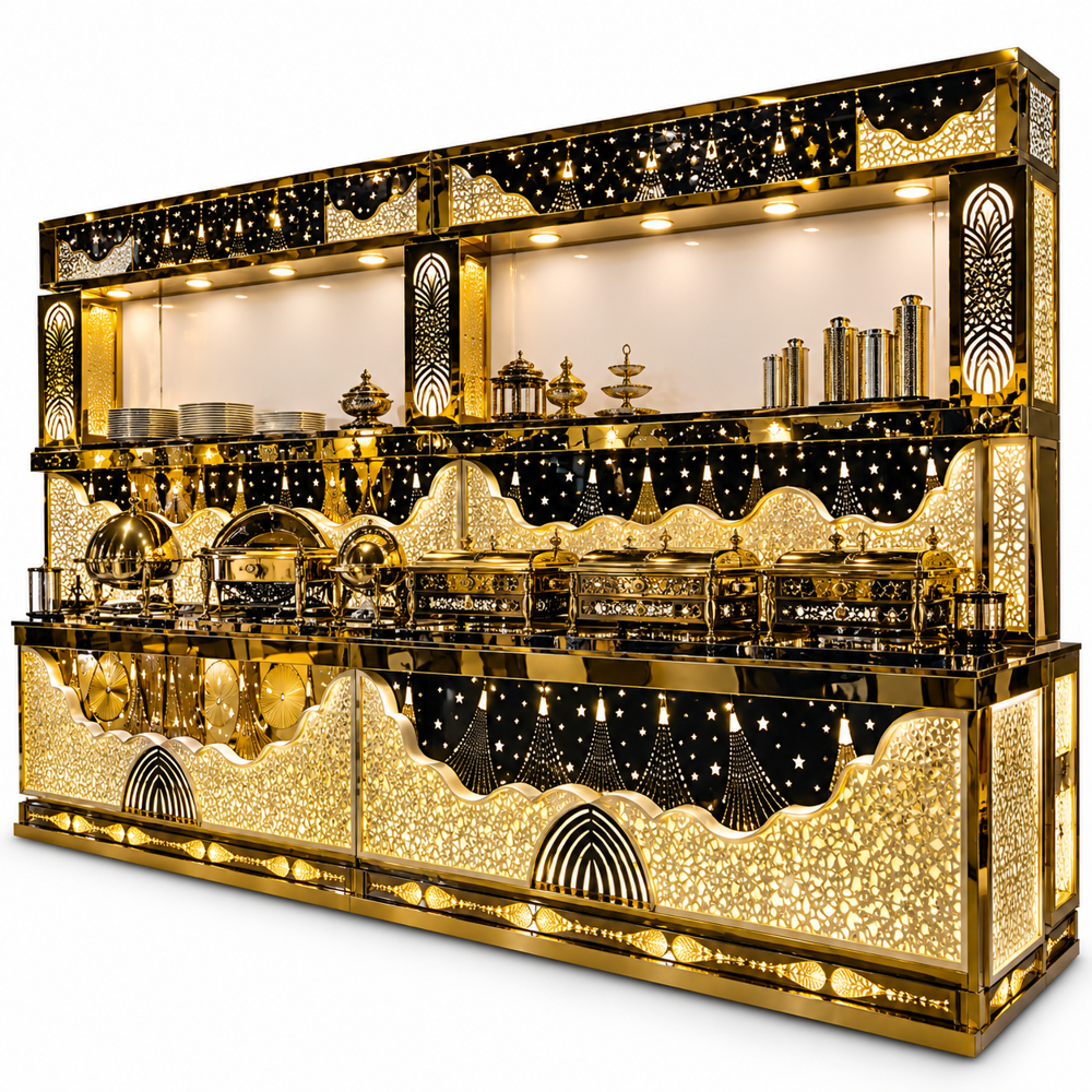 Hotel Buffet Serving Counter