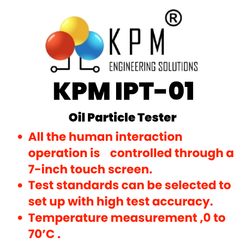 KPM IPT-01 Oil Particle Tester