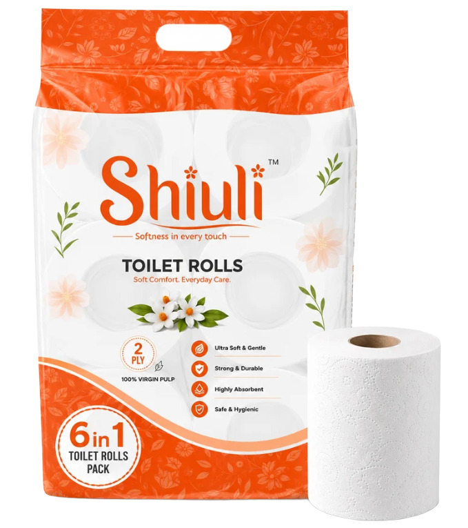 Toilet Roll - 6 in 1 Bamboo