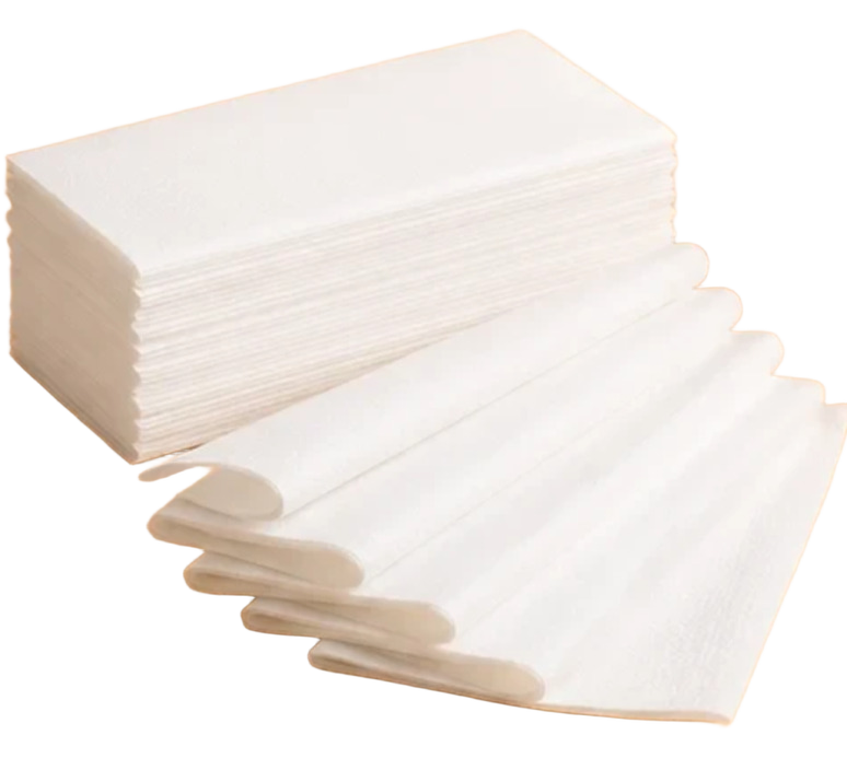 M Fold Tissues - Color: White