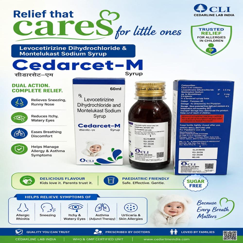 CEDARCET- M SUSPENSION 60 ML