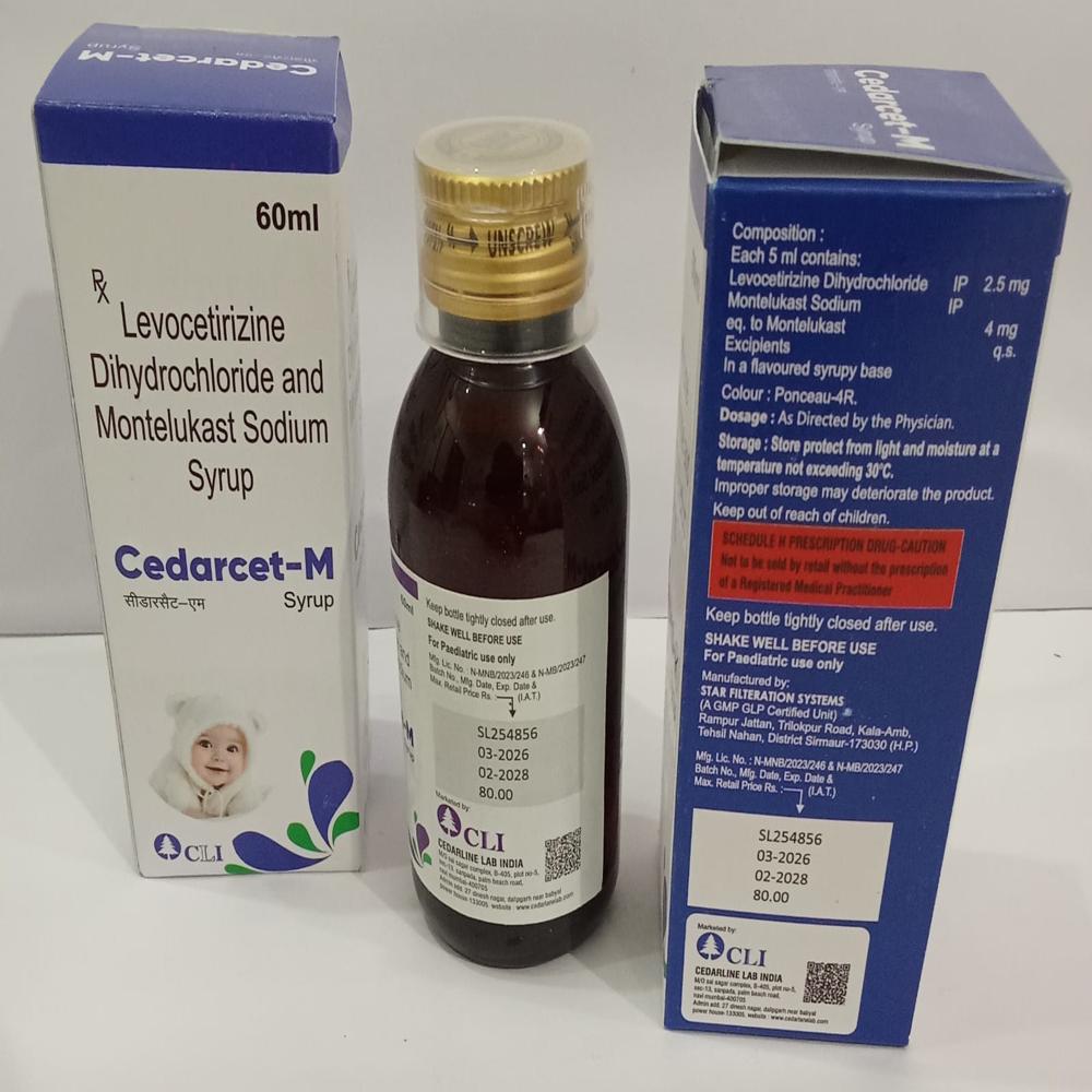CEDARCET- M SUSPENSION 60 ML