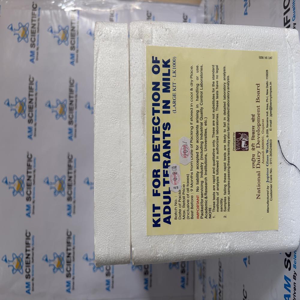 Nddb Milk Adulteration Test Kit Large Size