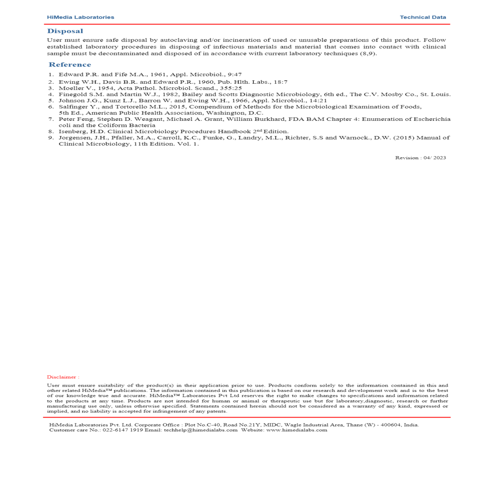 Lysine Iron Agar 500g