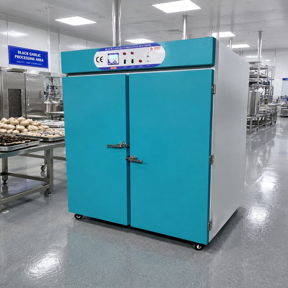 Black Garlic Aging Machine - Ss304 Stainless Steel, 100l, Grey Stainless Finish | Precision Temperature Control, Closed Insulated Chamber, 50 Stainless Steel Racks