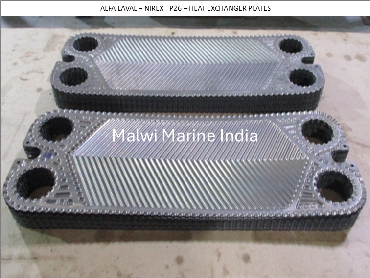 Alfa Laval - Nirex - P26 - Heat Exchanger Plates - Application: Marine