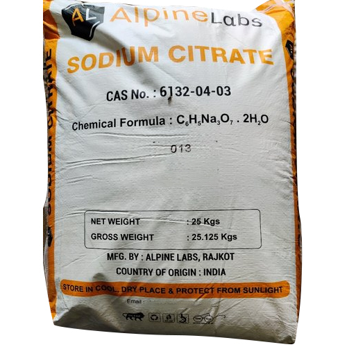 Sodium Citrate - Application: Food & Beverage Additive