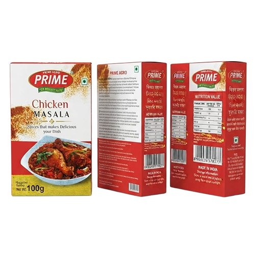 Spices Mono Packing Box