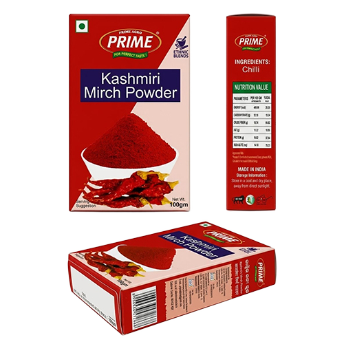 Spices Mono Packing Box