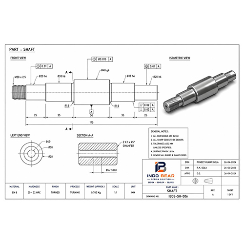 Shaft Drawing Services