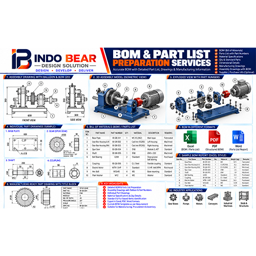 BOM & Parts List Preparation Services