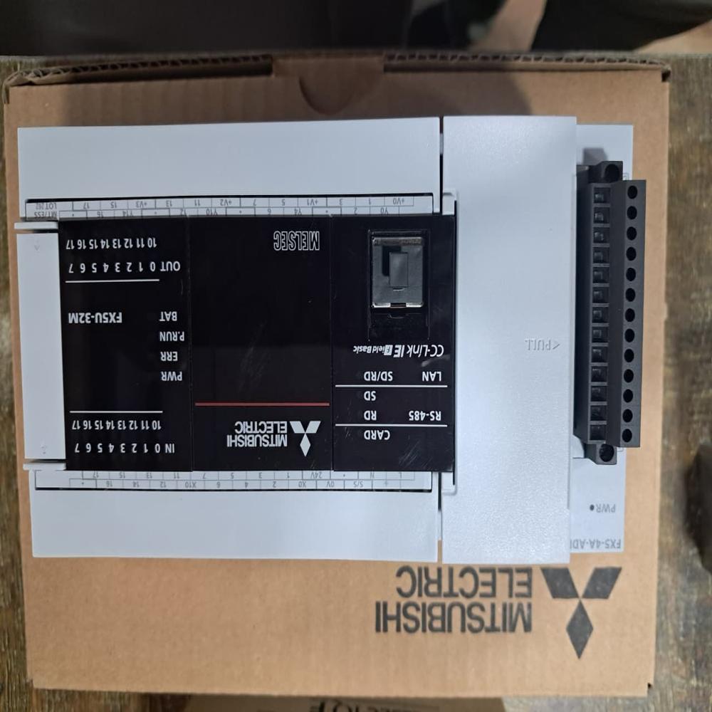 FX5U-32MT/ESS, FX5U;CPU;AC;16 Inputs;16 TransistorOutputs;3xAnalog;Eth;RS-485;source