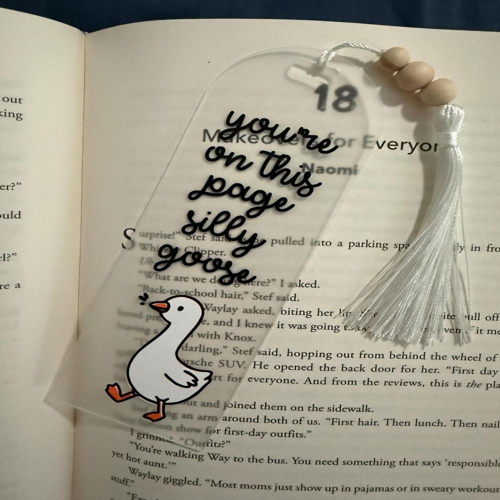 Acrylic Bookmark - Application: Books