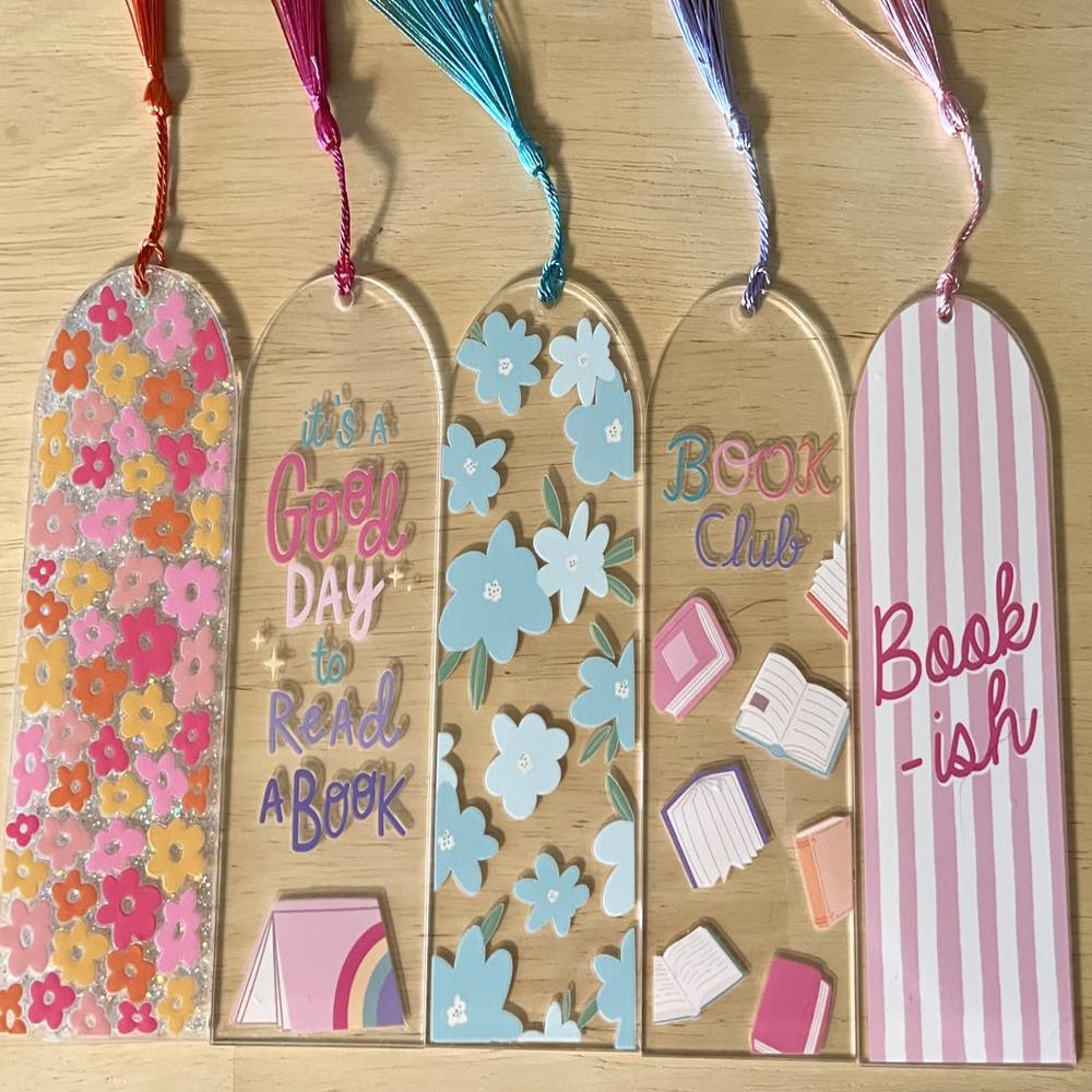 Acrylic Bookmark - Application: Books