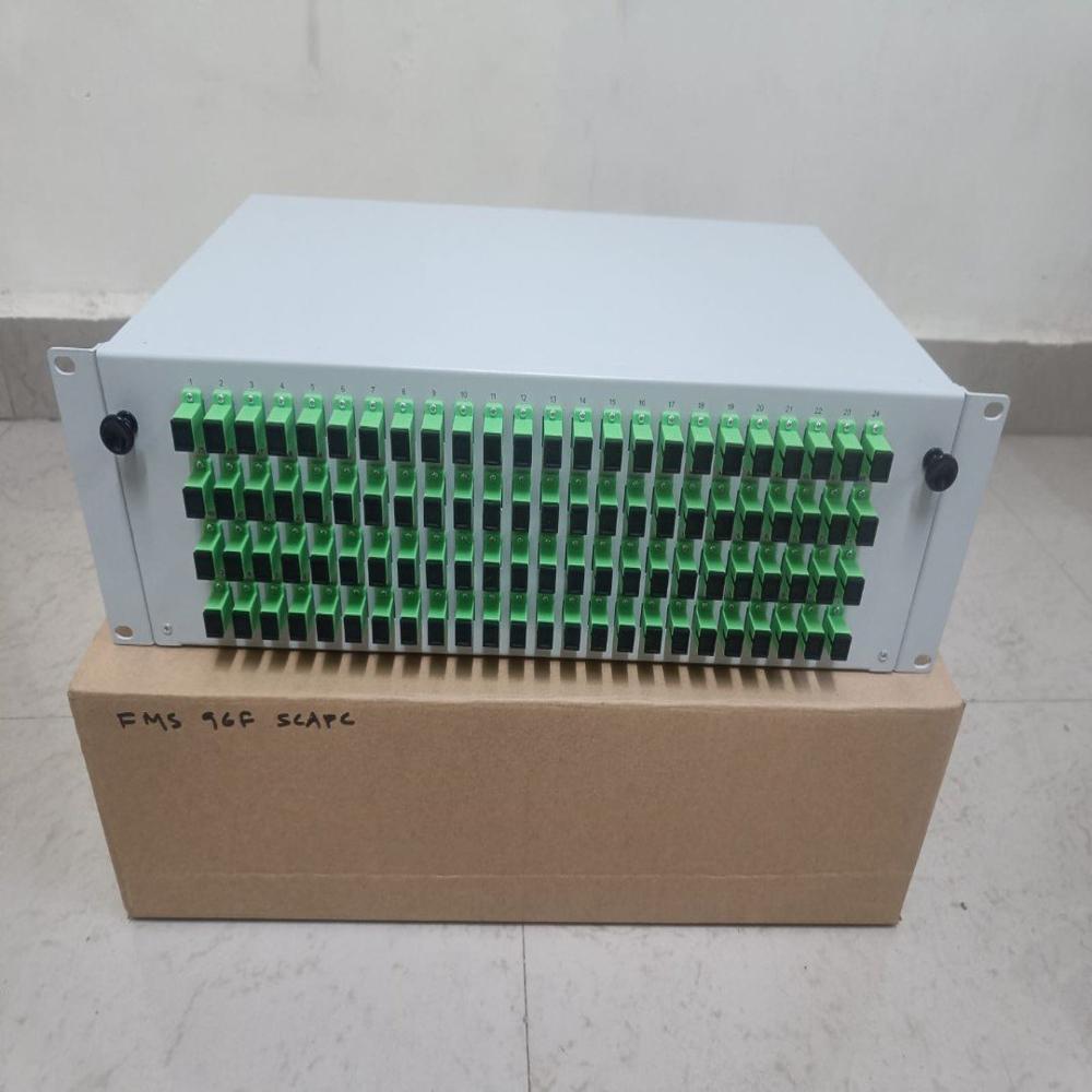 96-Port Fiber Management System (FMS) green
