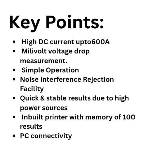 KPM CRT 600 Contact Resistance Meter