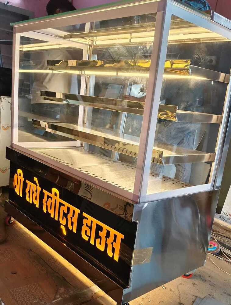 Stainless Steel Display Counter