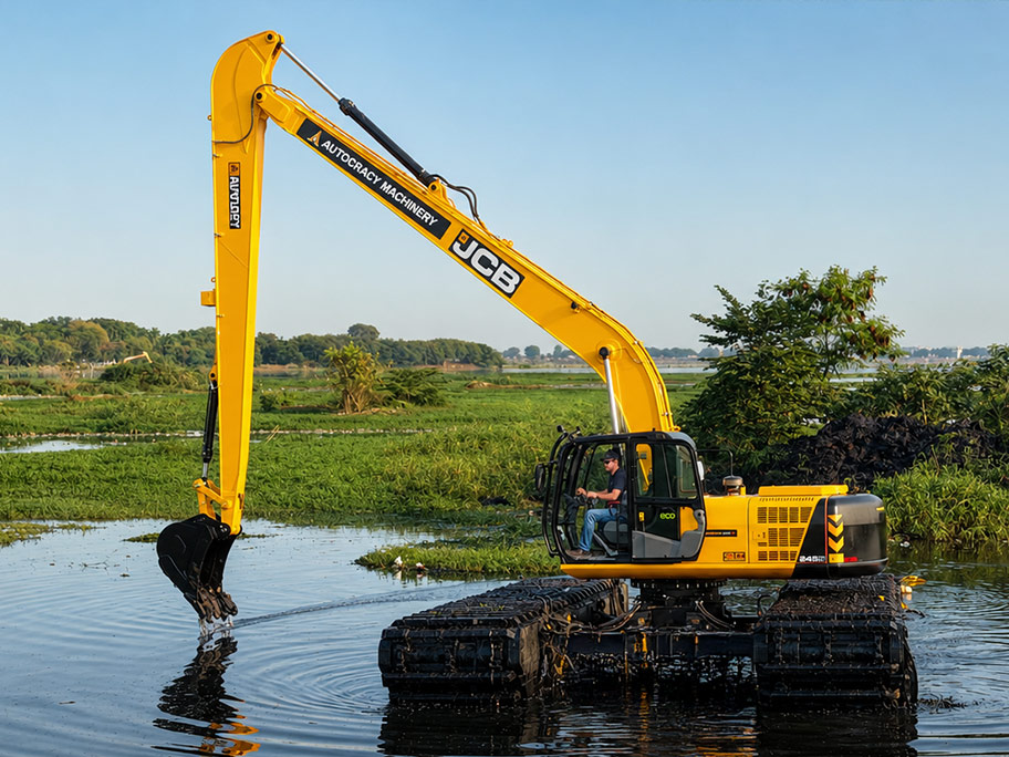Heavy Duty Amphibious Excavator | Rudra Amphimax 250EX