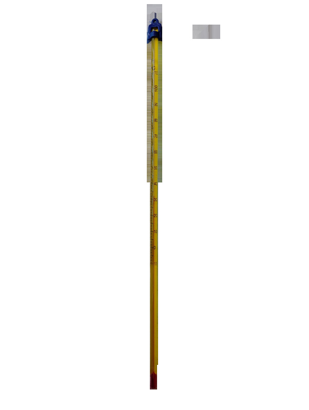 Laboratory glass thermometer red Alcohol Range