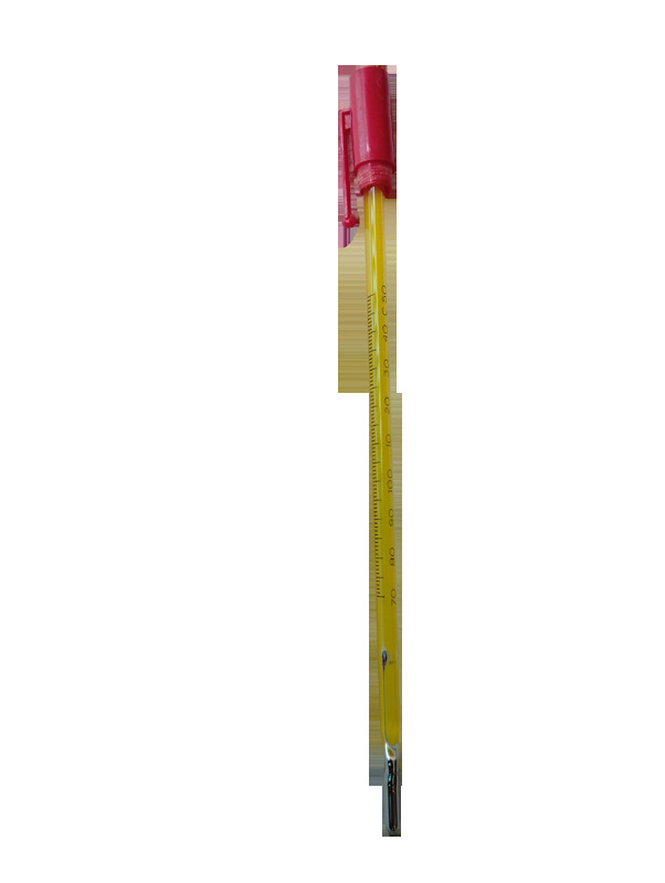 Pocket glass thermometer Mercury filled